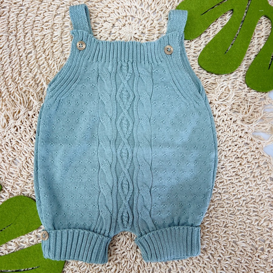 Jardineira Curta de Linha Losango - Verde Jardineira Curta de Linha Losango - Verde